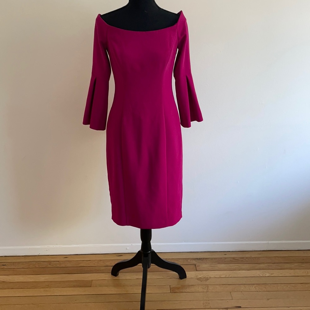 Vince Camuto. Size 4. Off shoulder deep magenta